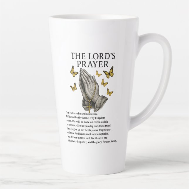 Tasse Latte Le Notre Père  (Droite)
