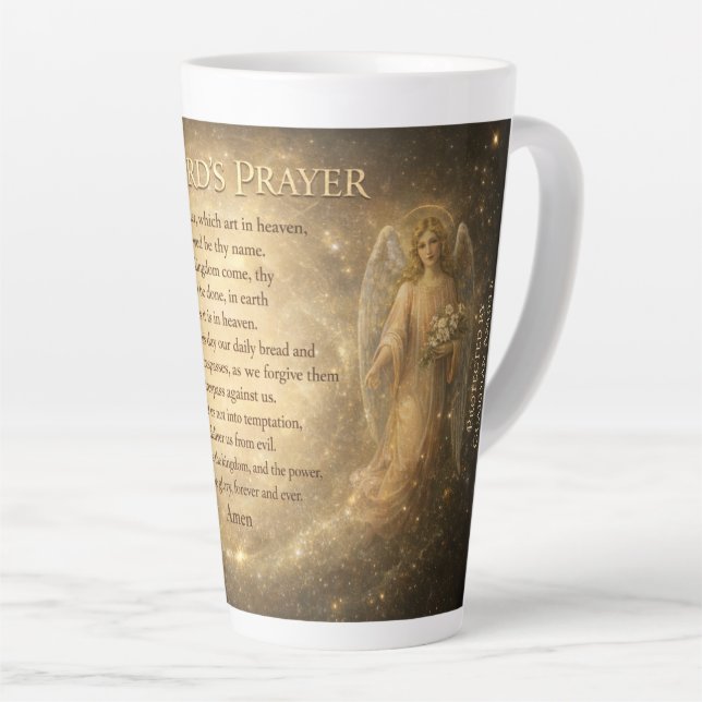 Tasse Latte Le Notre Père (Angle droit)