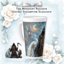 Le Paon de Minuit – Élégance gothique steampunk.