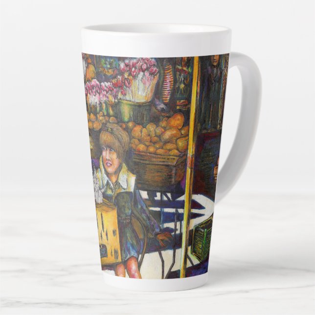 Tasse Latte Le pouvoir de l'empathie (Angle droit)