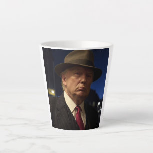 Tasse Latte Le président américain Donald Trump parrain