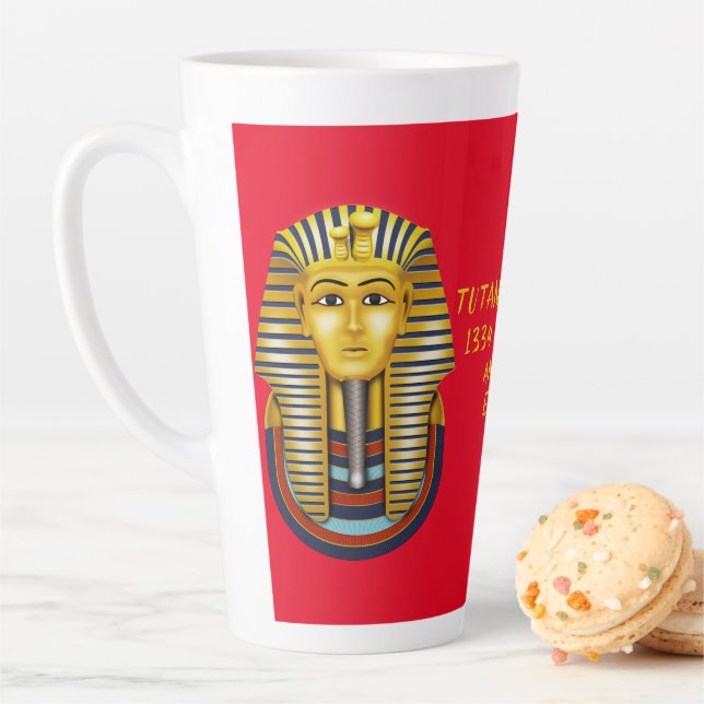 Tasse Latte Le roi Toutankhamon (En situation)