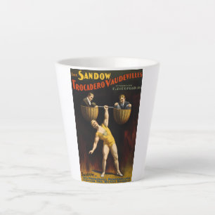 Tasse Latte Le Sandow Eugen Sandow Vaudeville Weightlifter