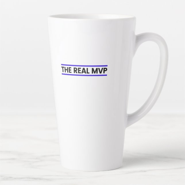 Tasse Latte Le vrai mvp (Droite)