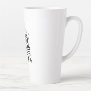 Tasse Latte Lecture Art Lire plus Livres