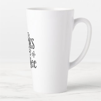 Tasse Latte Lecture De Livres D'Art Et Café