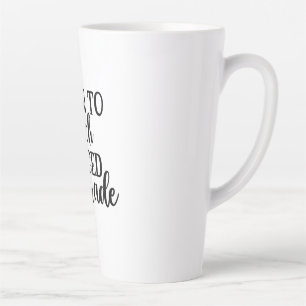 Tasse Latte L'Enseignant Est Né Pour Enseigner Forcé À L'Ensei