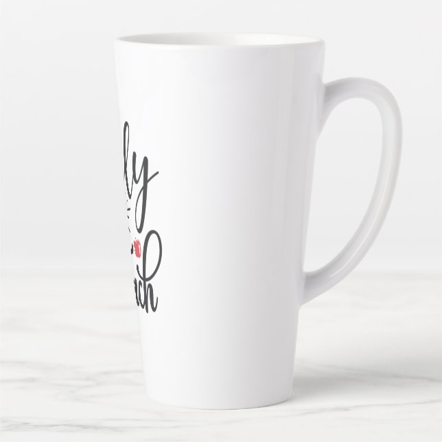 Tasse Latte L'enseignant n'est que le meilleur enseignant (Droite)