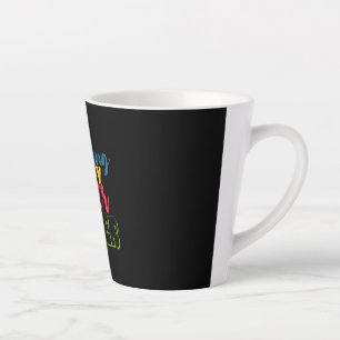 Tasse Latte L'enseignement de jour de l'enseignant est ma supe