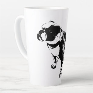 Tasse Latte Lent Est Naturel