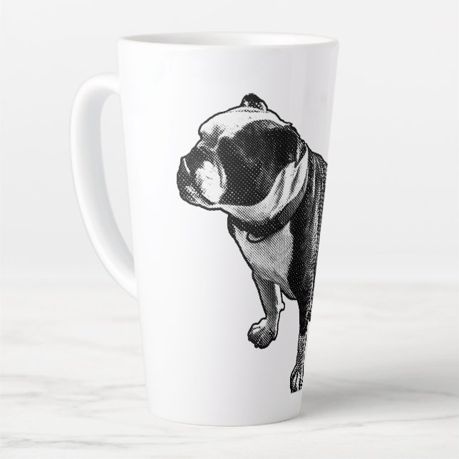 Tasse Latte Lent Vient Facile (Angle gauche)