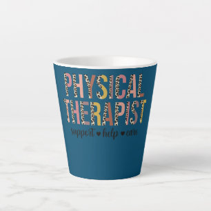 Tasse Latte Leopard Physical Therapy est PT PTA