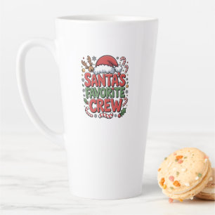 Tasse Latte L'équipe préférée du Père Noël