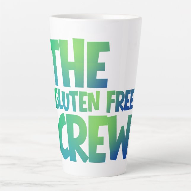 Tasse Latte L'Équipe Sans Gluten (Devant)