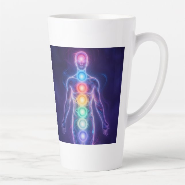 Tasse Latte Les 7 chakras (Droite)