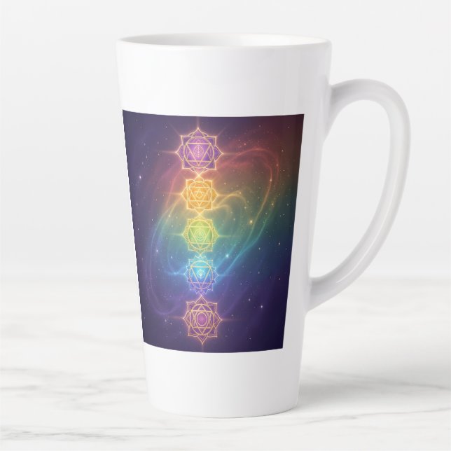 Tasse Latte Les 7 Chakras '11 (Droite)