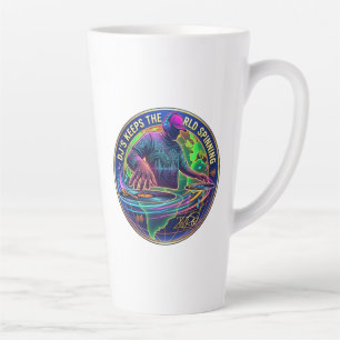 Tasse Latte Les DJ font tourner le monde