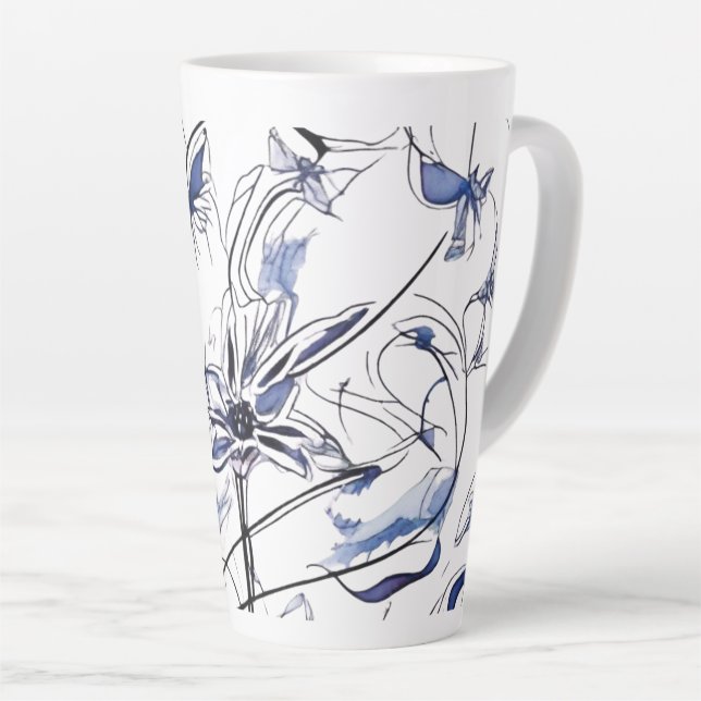 Tasse Latte Les envolés 1 (Angle droit)