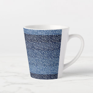 Tasse Latte Les étoiles dans le ciel