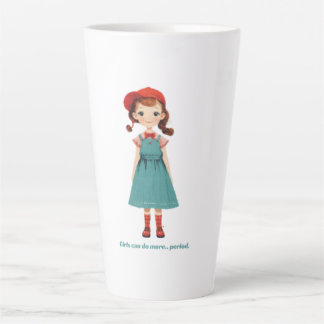 Tasse Latte Les filles peuvent faire plus.. point - édition li