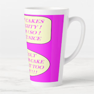 Tasse Latte Les gâteaux sont bien faits pour les amateurs de n