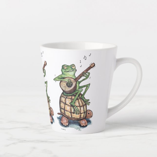 Tasse Latte Les Grenouilles Du Progrès (Droite)