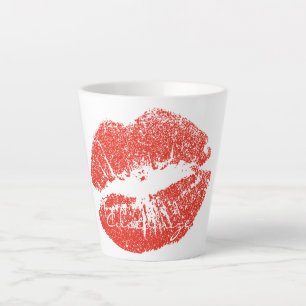 Tasse Latte Les lèvres rouges baisantes Thunder_Cove