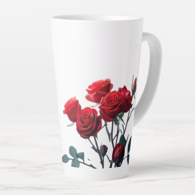 Tasse Latte Les matraques (Angle droit)