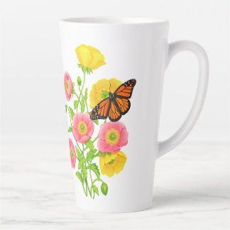 Tasse Latte Les papillons et les papillons