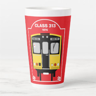 Tasse Latte Les passionnés de train ferroviaire britannique