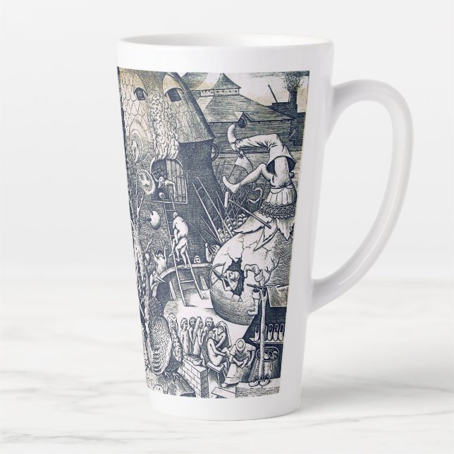Tasse Latte Les Sept Péchés Mortels - Envy (Droite)