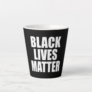Tasse Latte Les vies noires comptent