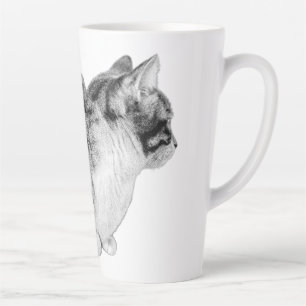 Tasse Latte Les Whiskers de la pensée