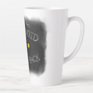 Tasse Latte Les yeux vides de retour