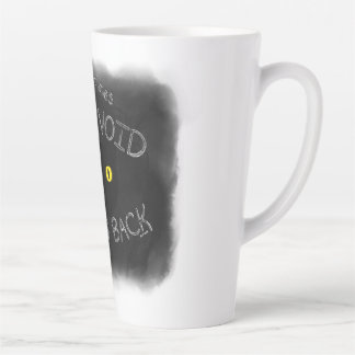 Tasse Latte Les yeux vides de retour