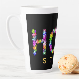 Tasse Latte L'Espoir ne s'éteint jamais L'Espoir Inspiration