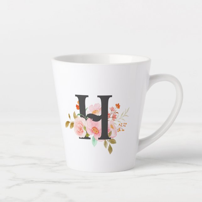 Tasse Latte Letter H (Droite)