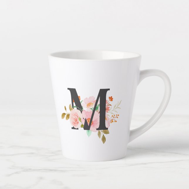 Tasse Latte Lettre M (Droite)