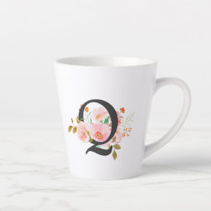 Tasse Latte Lettre Q
