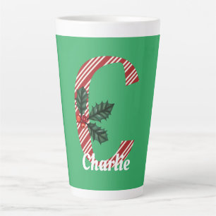 Tasse Latte Lettre sucre de canne C Grand Noël