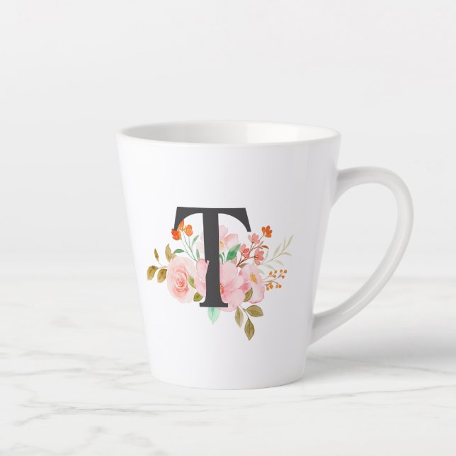 Tasse Latte Lettre T (Droite)