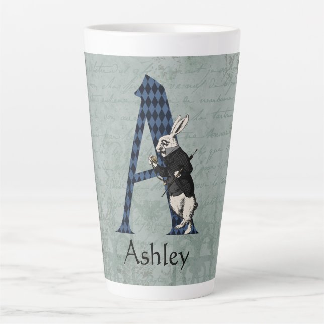 TASSE LATTE LETTRE TAPIS BLANC A (Devant)