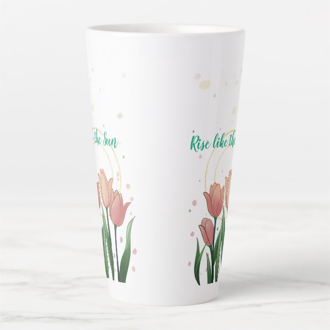Tasse Latte Lever comme le Soleil (Devant)