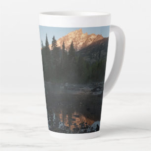 Tasse Latte Lever de soleil de Grand Teton à Cottonwood Creek