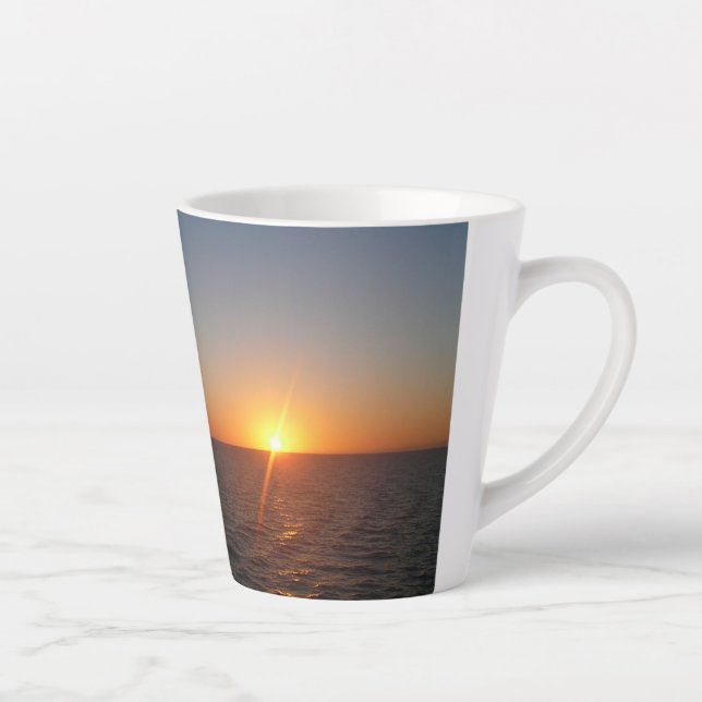 Tasse Latte Lever du soleil à Sea III Océan Horizon (Droite)
