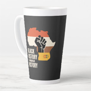 Tasse Latte L'histoire des Noirs est la culture et le patrimoi