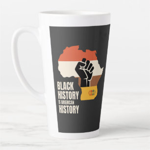 Tasse Latte L'histoire des Noirs est la culture et le patrimoi