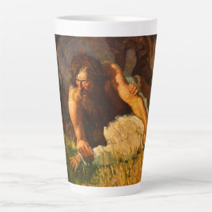 Tasse Latte L'homme sauvage de l'île Tabor par N. C. Wyeth