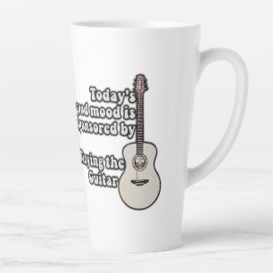 Tasse Latte L'humeur joyeuse d'aujourd'hui est sponsorisée par