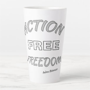 Tasse Latte Liberté d'action